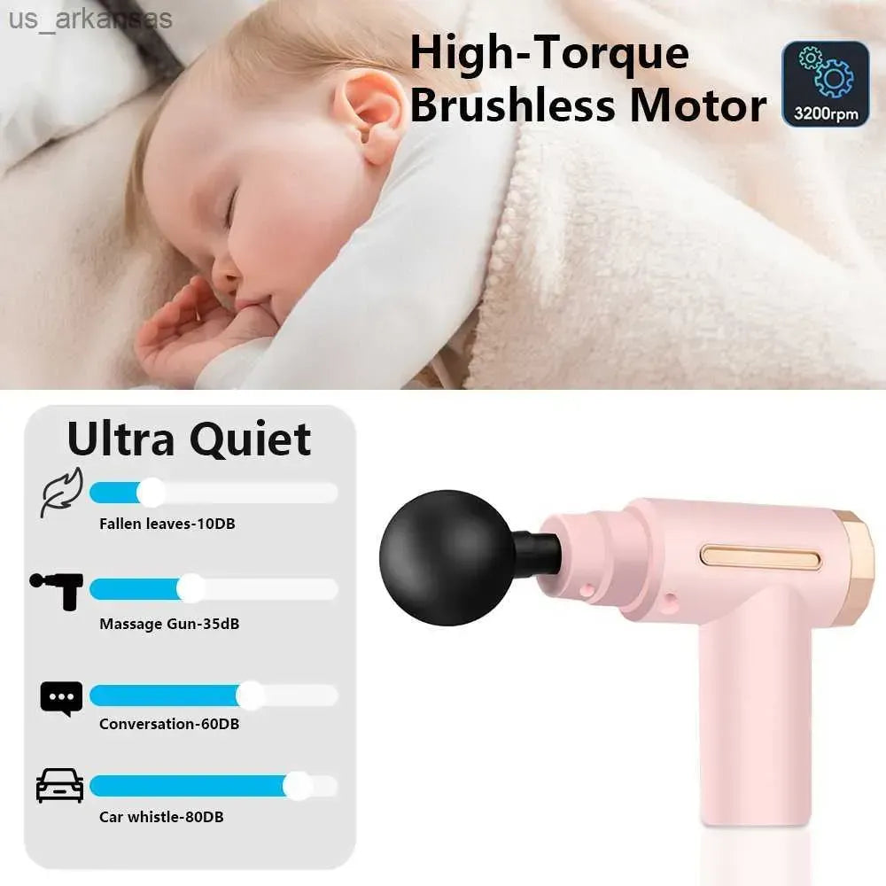 4-in-1 Deep Tissue Massage Gun πββοΈ | Powerful Percussion Massager with 4 Specialized Heads | Handheld Electric Body Therapy for Pain Relief, Stress Relief & Muscle Recovery
