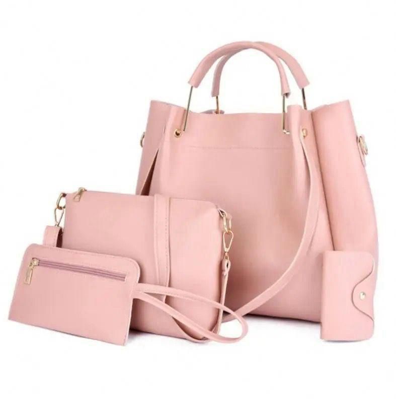 High Quality 3 Piece Synthetic Leather Shoulder Bag