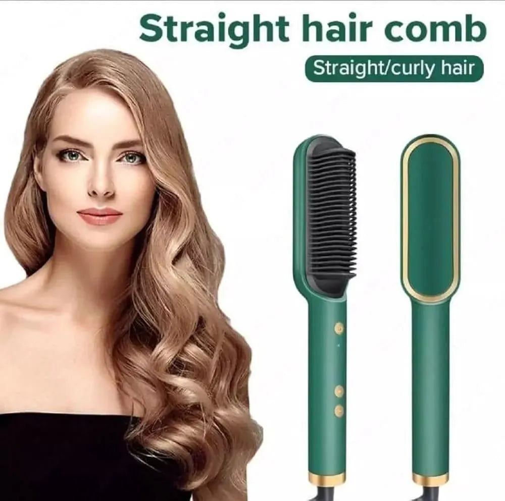 Fast Drying Hair Straightener Brush Abs plastic