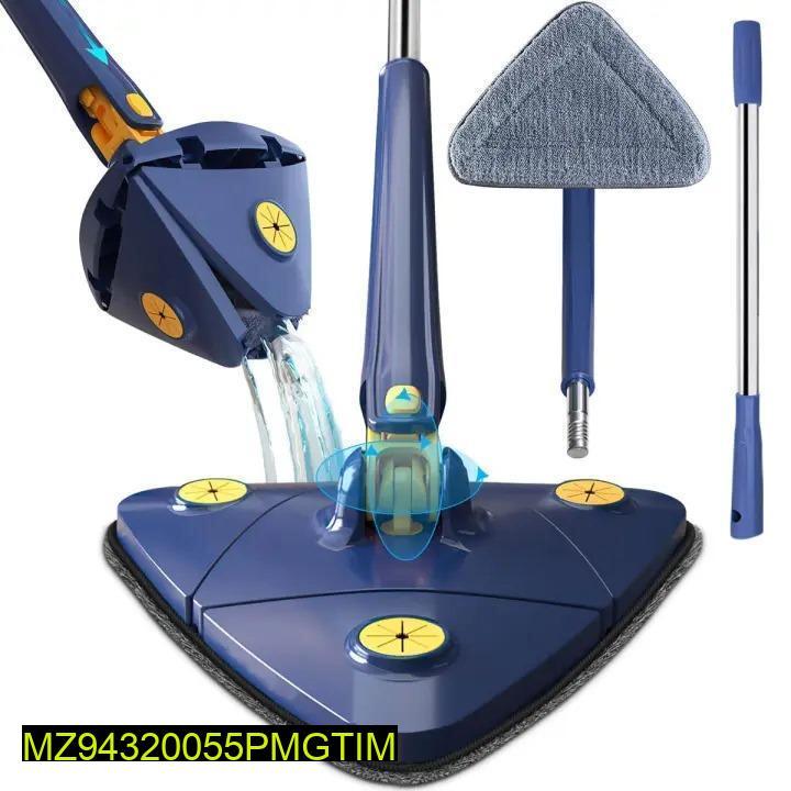 Rotatable 360 Degree Mop Blue ABS compact