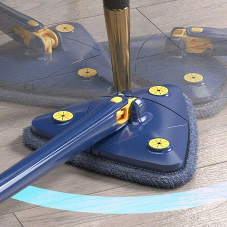 Rotatable 360 Degree Mop Blue ABS compact