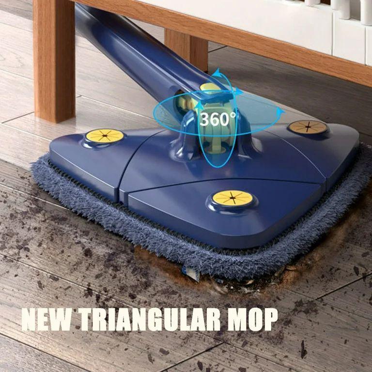 Rotatable 360 Degree Mop Blue ABS compact