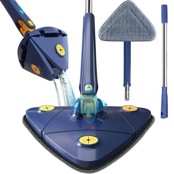 Rotatable 360 Degree Mop Blue ABS compact