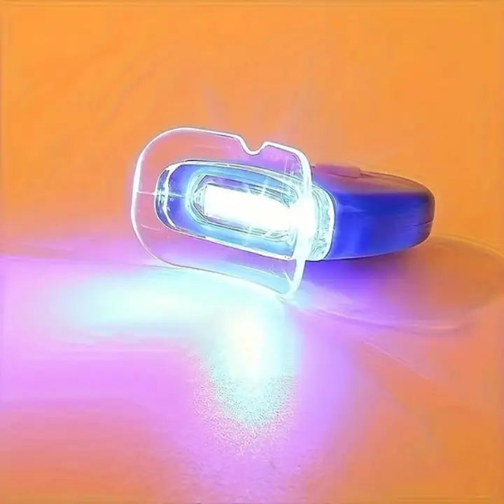 Dental teeth whitening blue light
