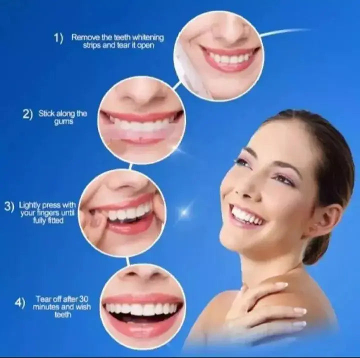 Dental teeth whitening blue light